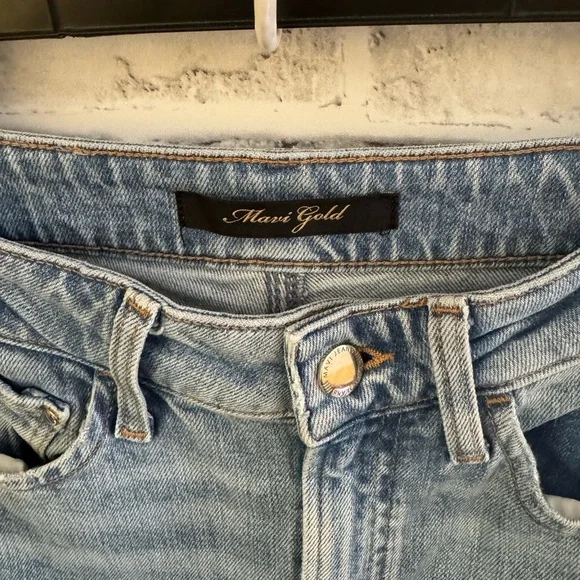 Women’s Mavi Gold light wash high waist mom jeans Size 24/27 - Picture 3 of 5